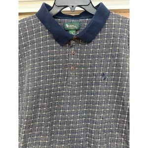 vtg bert‎ pulitzer print golf polo xl